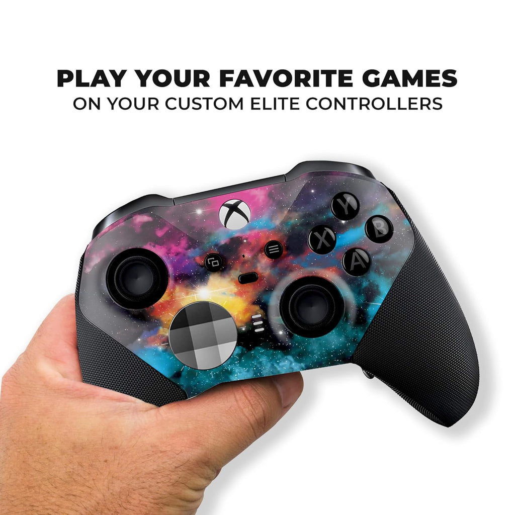 Galaxy X-Box Elite Controller Series 2 Limited Edition Custom Elite Series 2 Controller for X-Box One/Series X/S. Made with Advanced Hydro-Dip Paint Technology (Not Just a Skin)