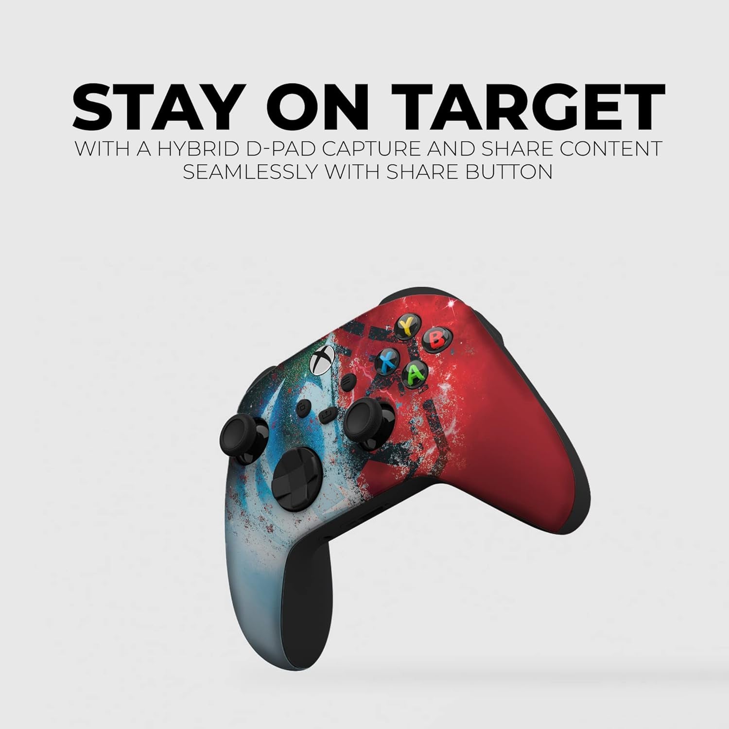 Jeddi Sith Custom X-Box Controller Wireless Compatible with X-Box One/Series X/S Proudly Customized in USA with Permanent HYDRO-DIP Printing (NOT JUST a SKIN)