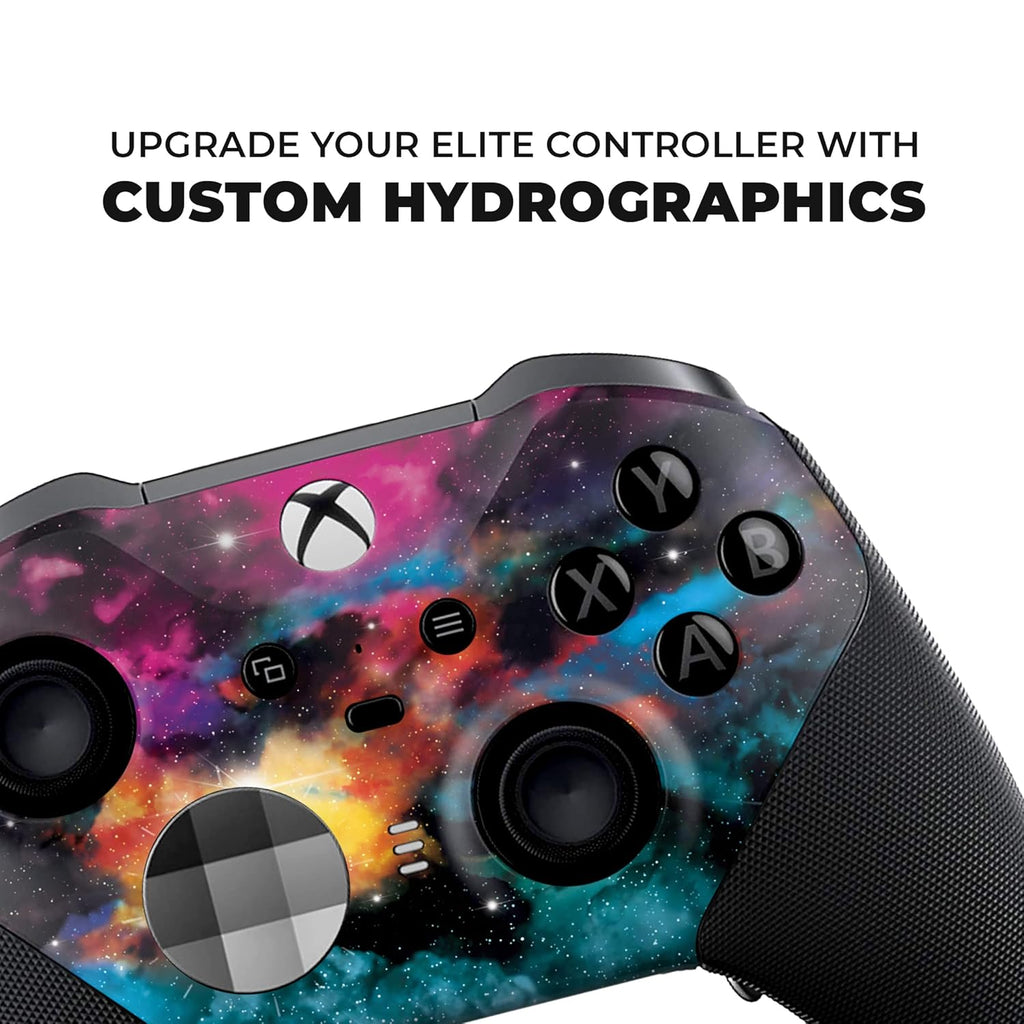 Galaxy X-Box Elite Controller Series 2 Limited Edition Custom Elite Series 2 Controller for X-Box One/Series X/S. Made with Advanced Hydro-Dip Paint Technology (Not Just a Skin)
